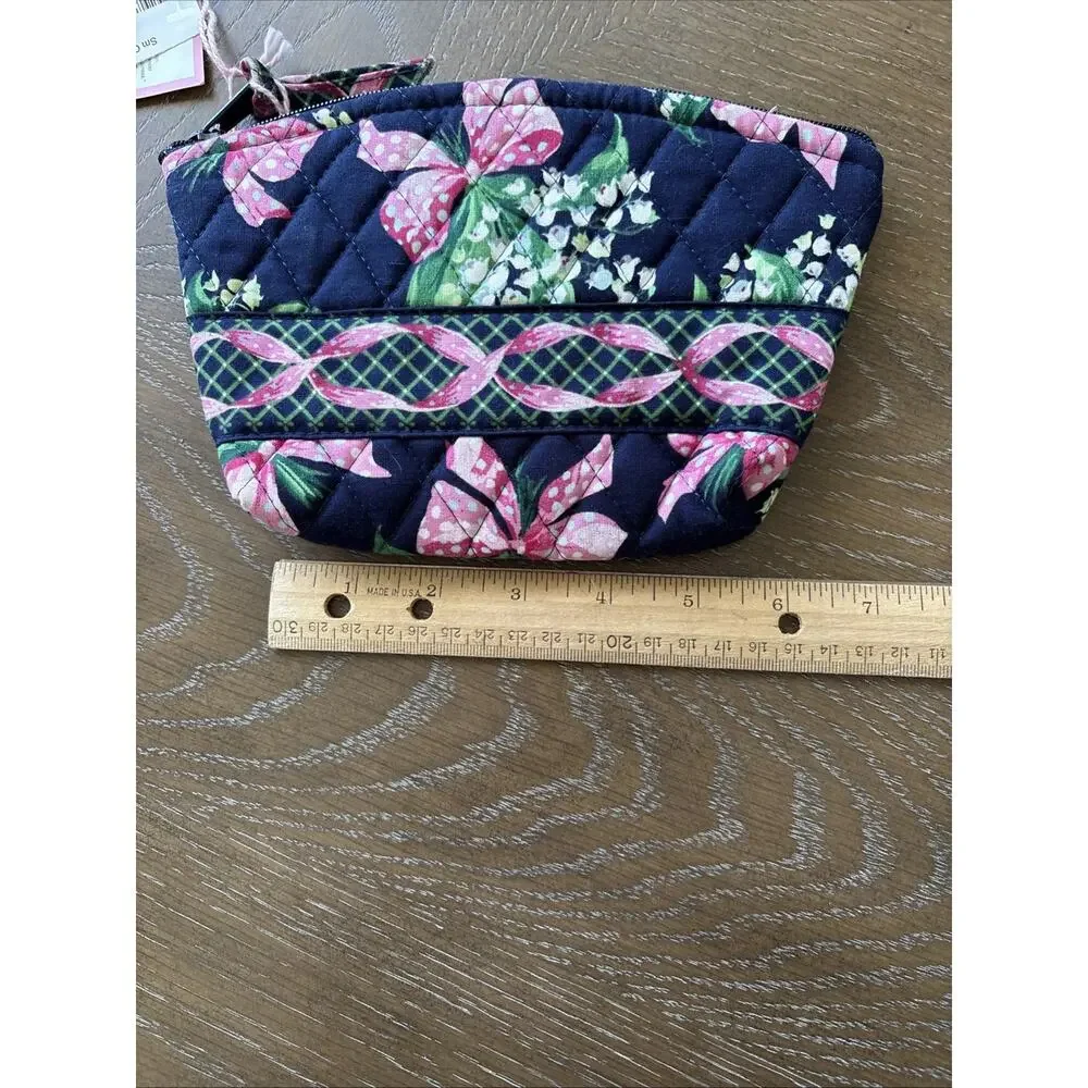 NWT VTG Vera Bradley Return to Happiness Pattern Makeup Bag Y2K Retired‎ 1st Ed.